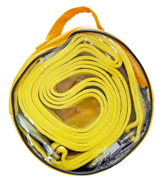 Двойно Усилено Въже / Колан за Теглене На Автомобили и Джипове