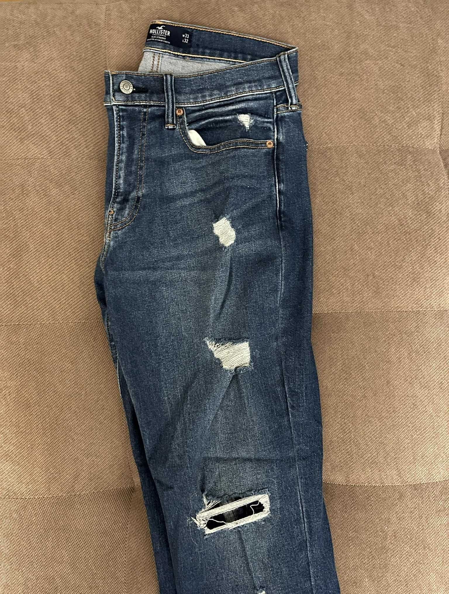 3 чифта мъжки дънки HOLLISTER и SMOG