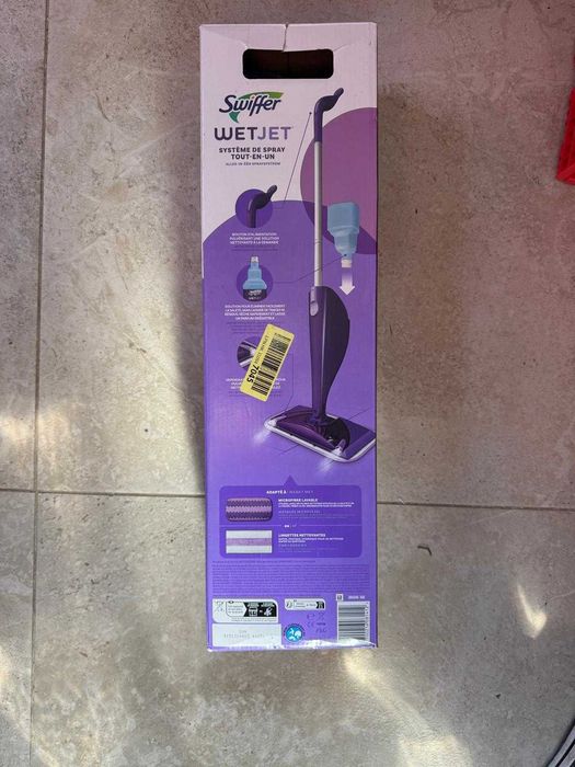 Mop plat cu pulverizator Swiffer Wet Jet