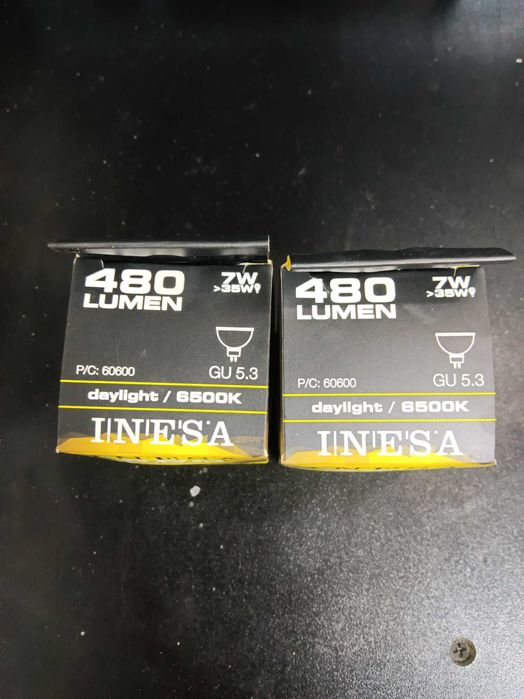 INESA LED лампи GU5.3 12V 7W 480lm 6500K 2бр.