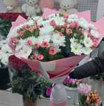 25 штук роза букет 60-70см