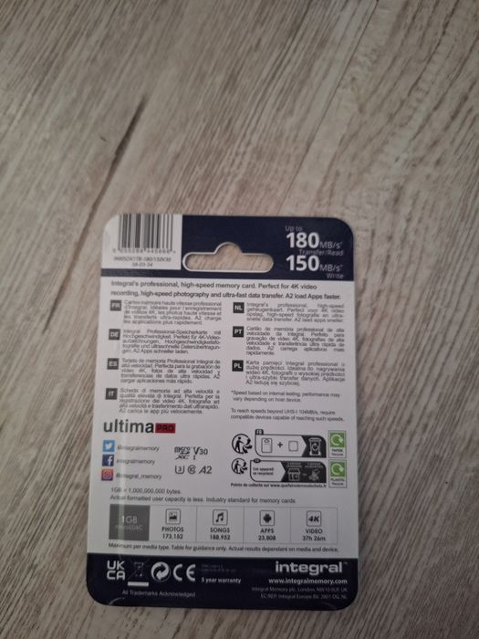 Card microSD 1Tb A2 xc1 Nou sigilat