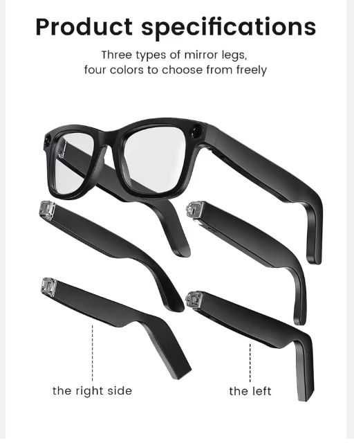 Смарт-очки E02 с камерой 800 Вт