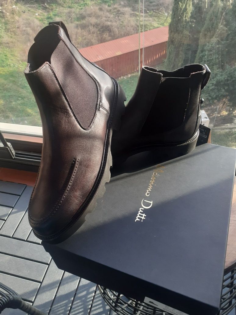 Massimo dutti ботуши кожени