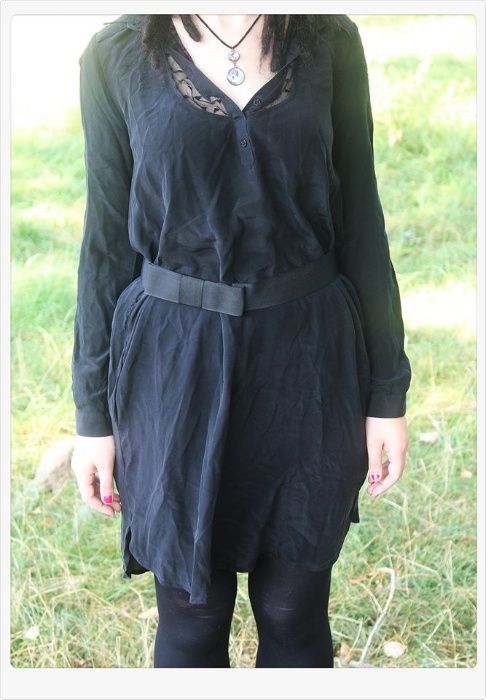 Camasa neagra cu plasa si inimioare KOOKAI Rock Goth Punk