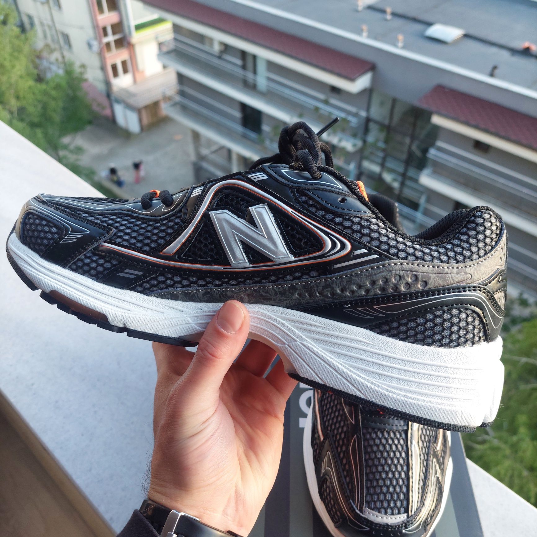 New Balance 1064 Black Silver Orange