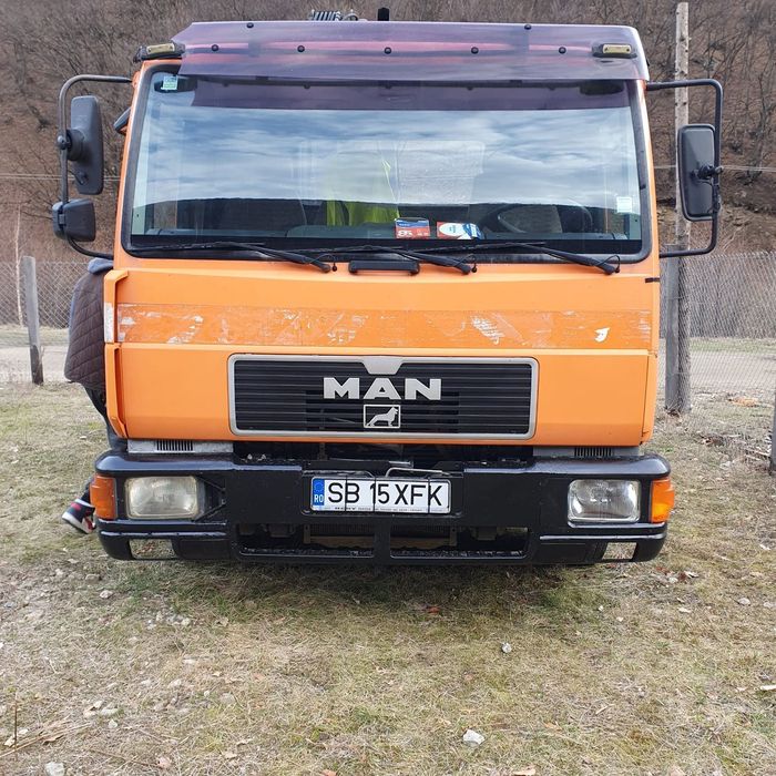 MAN Basculabil cu macara Stare perfecta, Acte in regula la zi toate, Itp recent mai multe detal