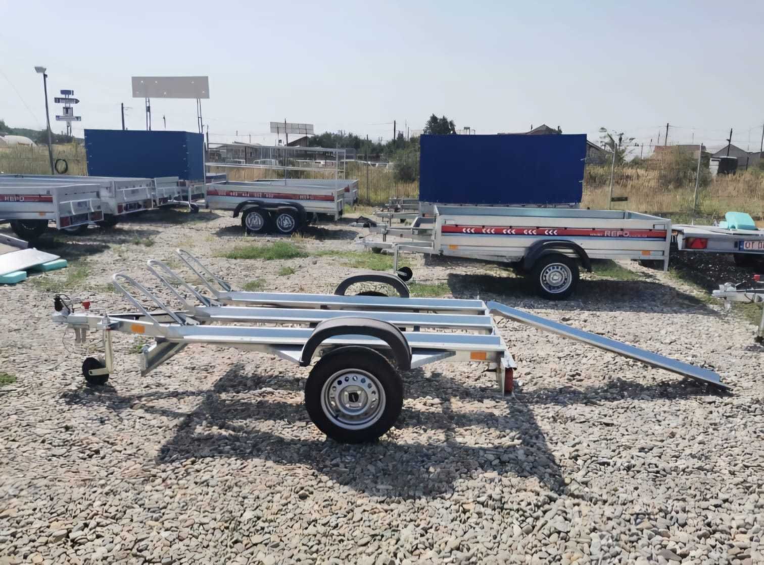 Vand remorca cu 1 axa sau 2 axe 750 kg noua, in Jud Neamt