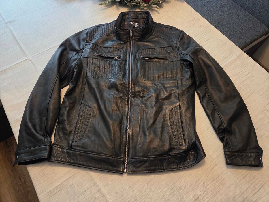 Мъжко яке от естествана кожа
