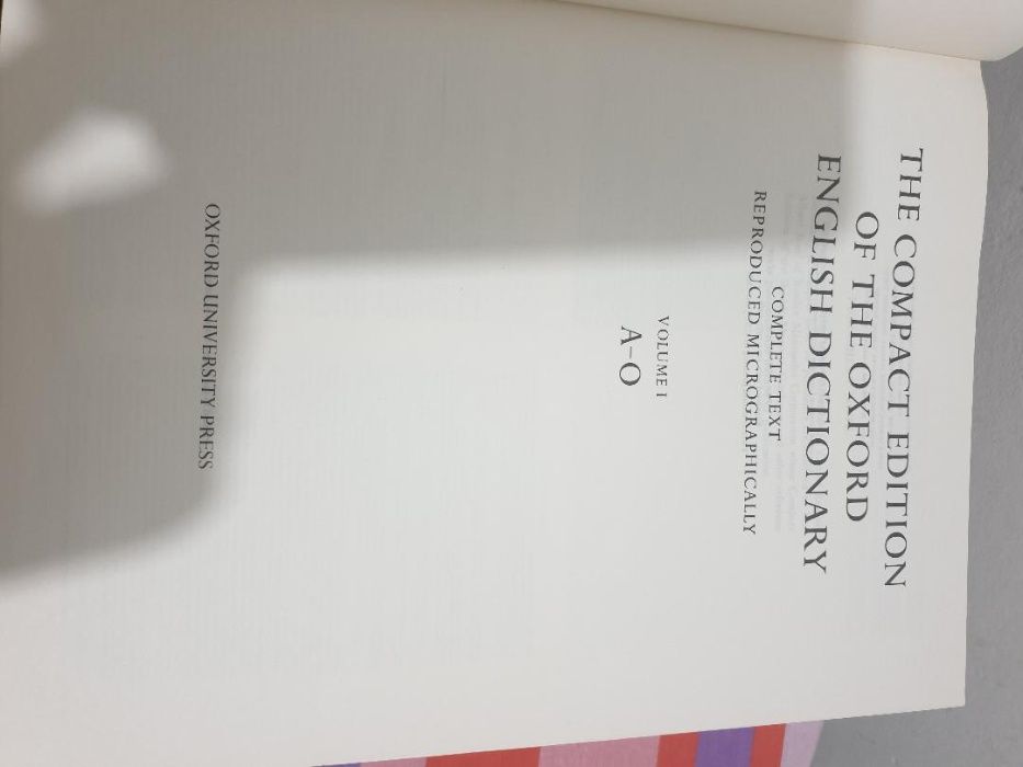 Dictionar OXFORD Englez- Englez