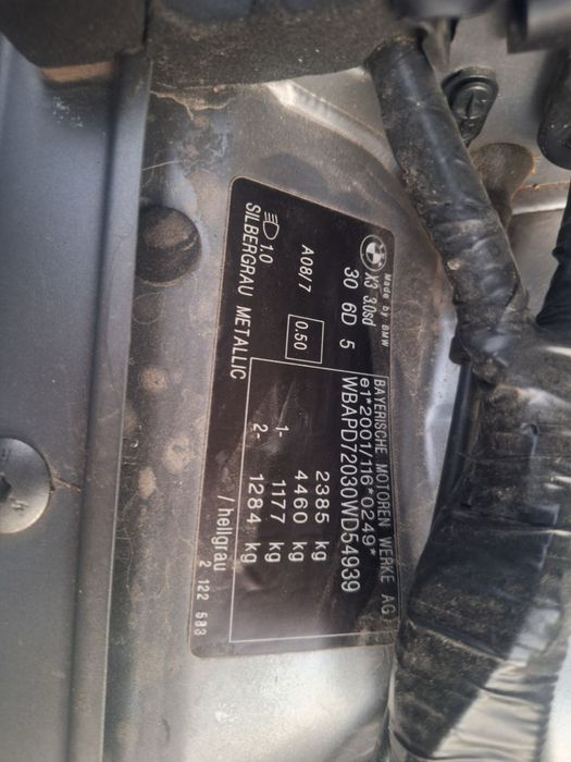 Х3 3.0sd 286 на части