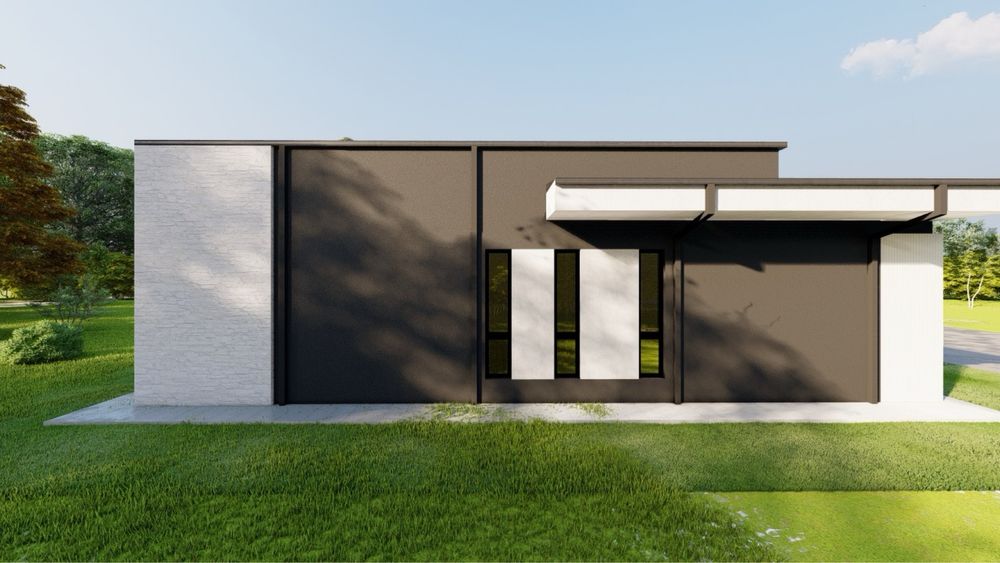 Casă modernă, elegantă și eficientă energetic