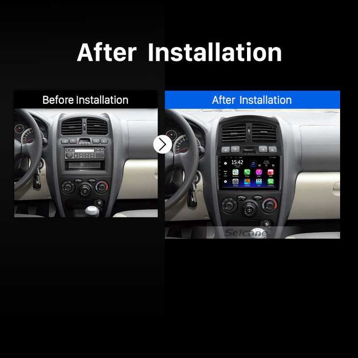Navigatie Android 11  Santa FE 2004 1/8 Gb Waze CarPlay Bt GPS