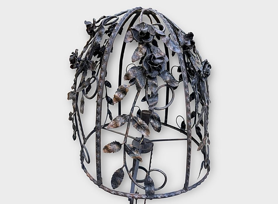 Lampa postament  fier forjat Art Deco anii ‘20