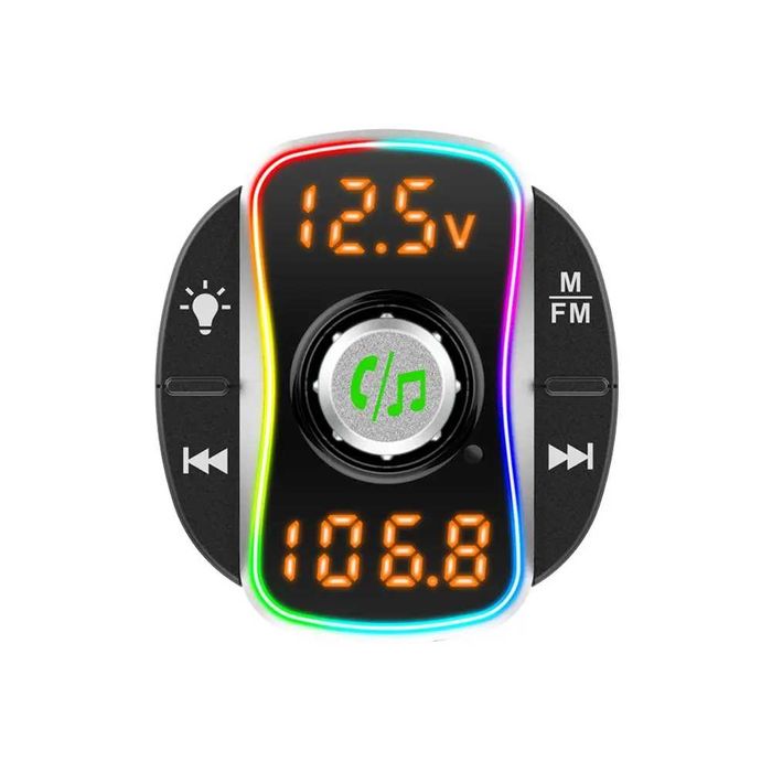 Bluetooth FM трансмитер BC67 QC 3.0 Бързо зареждане ,AUX Блутут 5.3