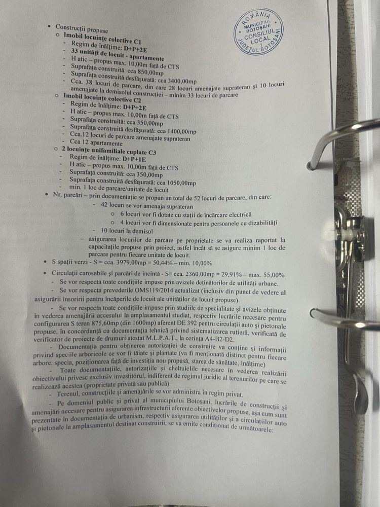 Afacere proiect imobiliar