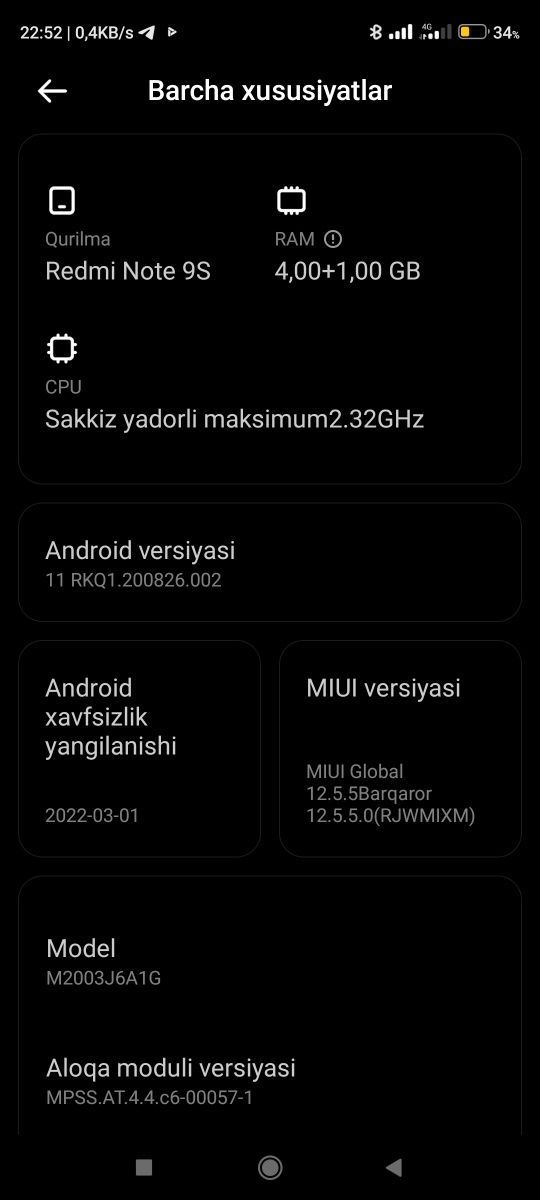 Zudlik bilan  Redmi Note  9 S  Sotiladi