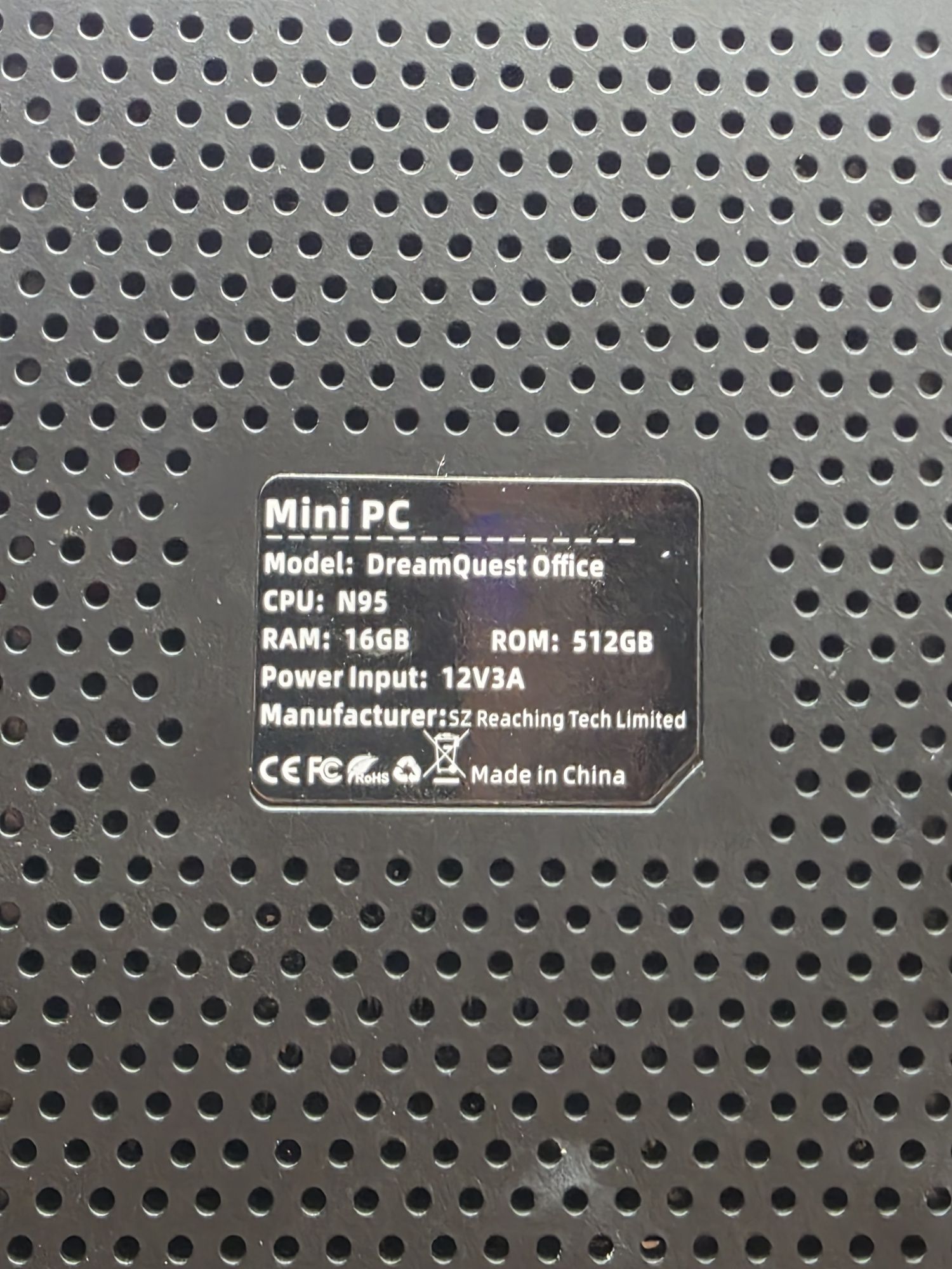 Mini PC DreamQuest cu Windows 11 Pro, 16 GB RAM, 512 GB SSD M.2, Intel