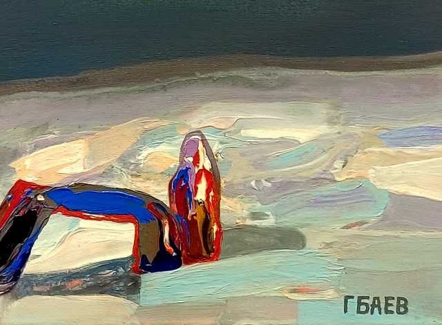 Георги Баев, живописен морски пейзаж - "Спомен"