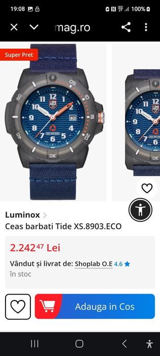 Ceas Elvețian Luminox.