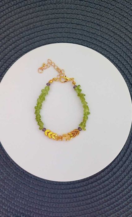 Bratara din cristale semipretioase de Peridot