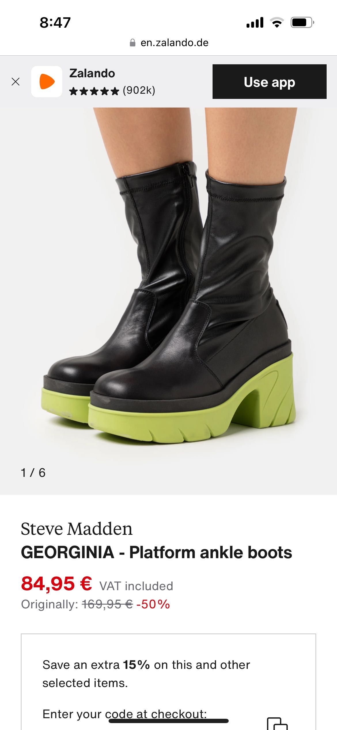 Steve Madden -естествена кожа