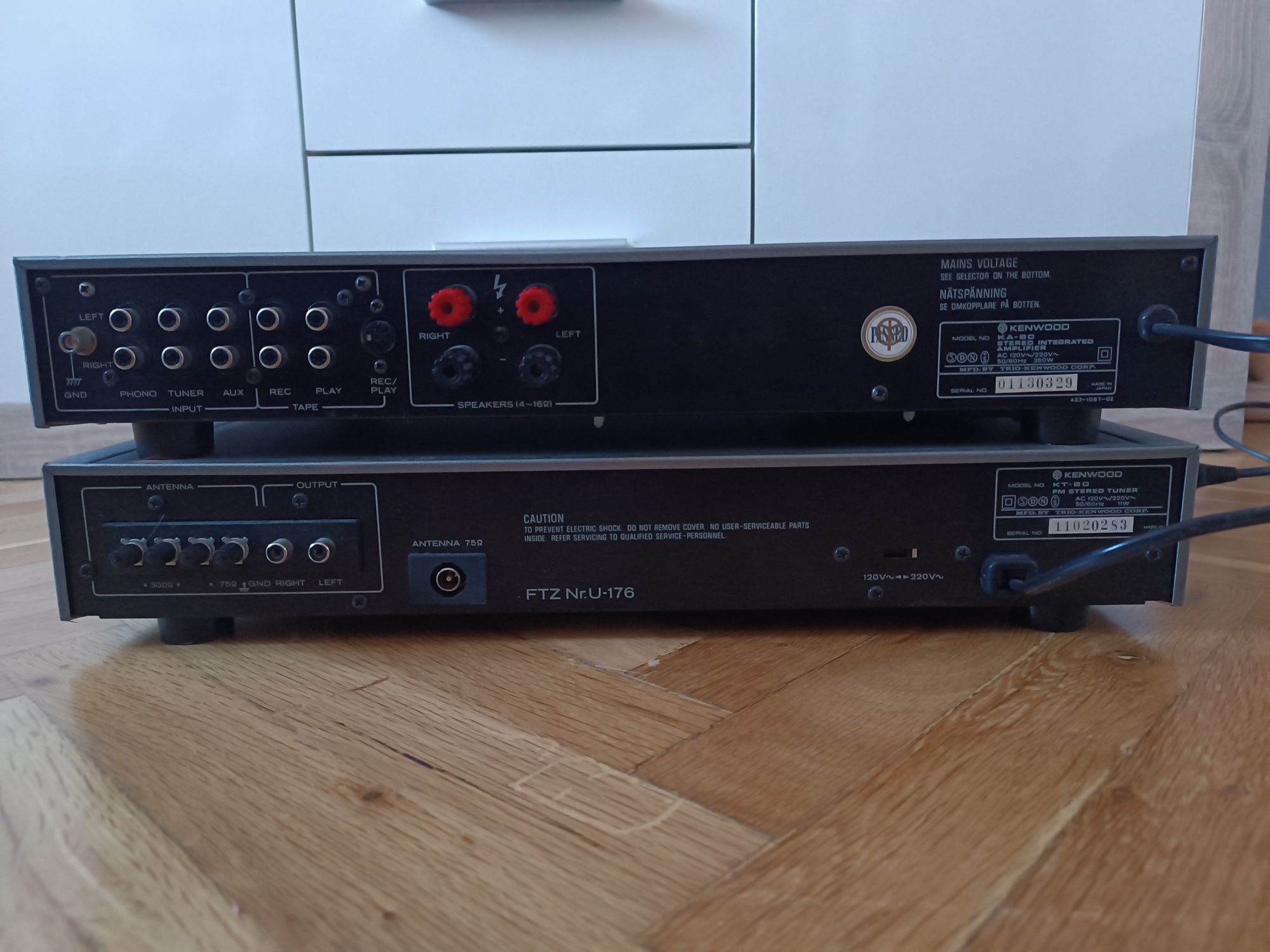 Old school усилвател+тунер Kenwood JAPAN