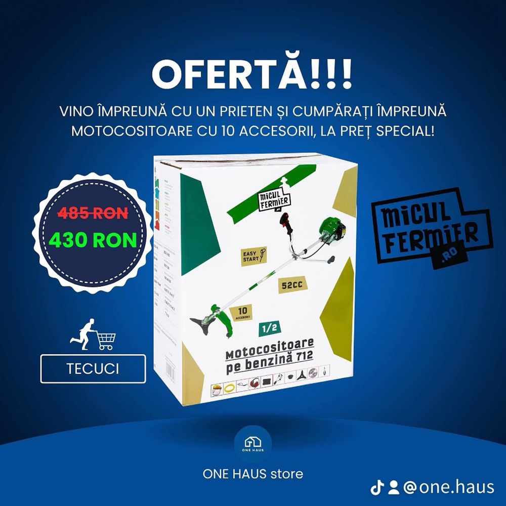 Oferta!! Motocositoare 10 accesorii Micul Fermier