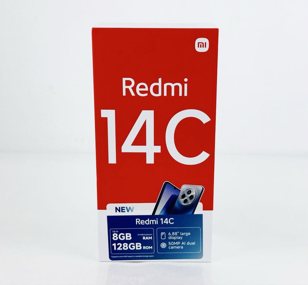 НОВ! Xiaomi Redmi 14C 128GB 4RAM Blue / Black  2г. Гараниця!