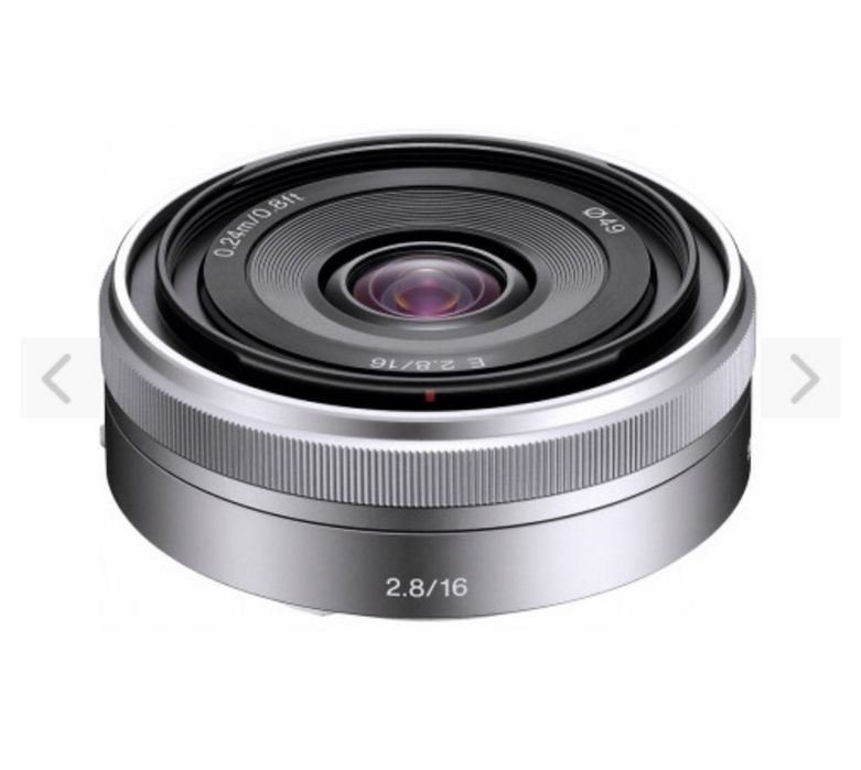 обектив Sony SEL 16mm F/2.8
