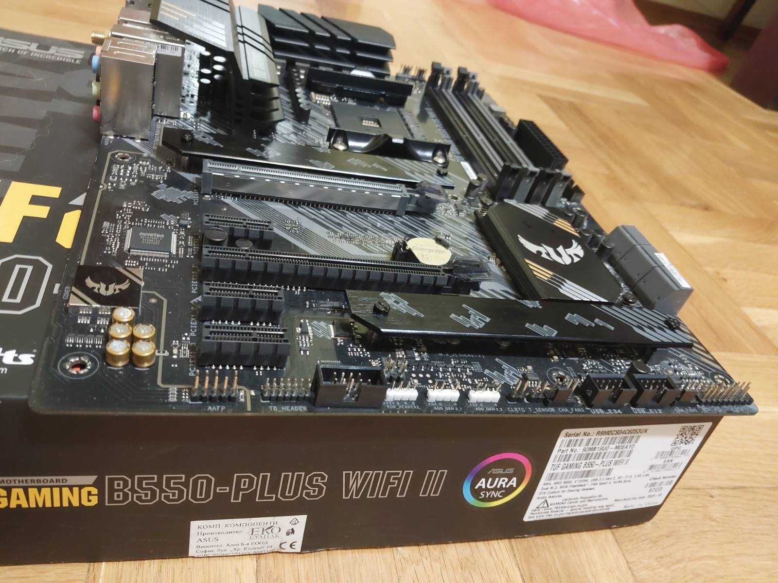 AMD Ryzen 7 5800X + Asus TUF B550-Plus Wi-Fi, AM4