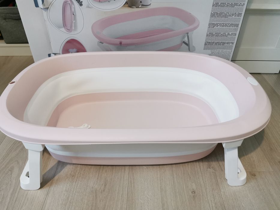 Нова сгъваема детска вана Dolu - розова
