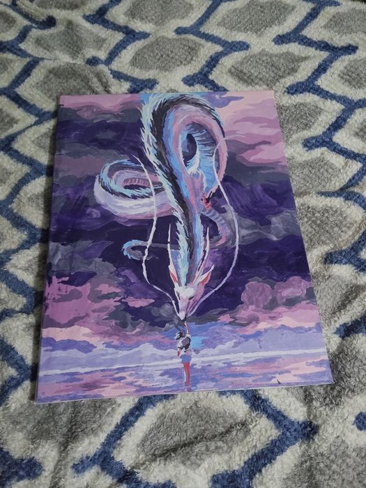 Картина "унесённые призраки "по номерам