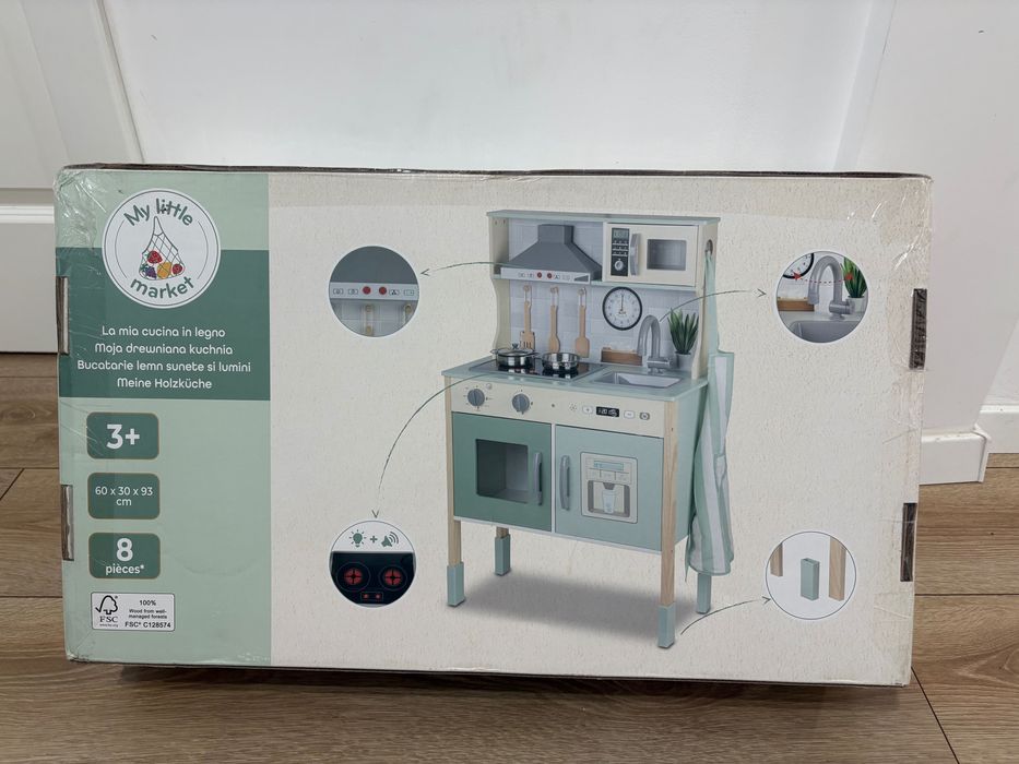 Bucătărie de jucărie din lemn tip lidl