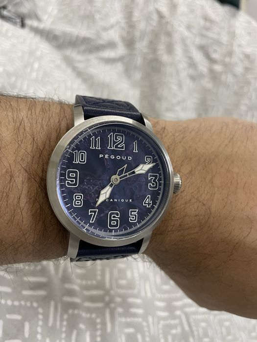 Ceas Pegoud Pilot Blue
