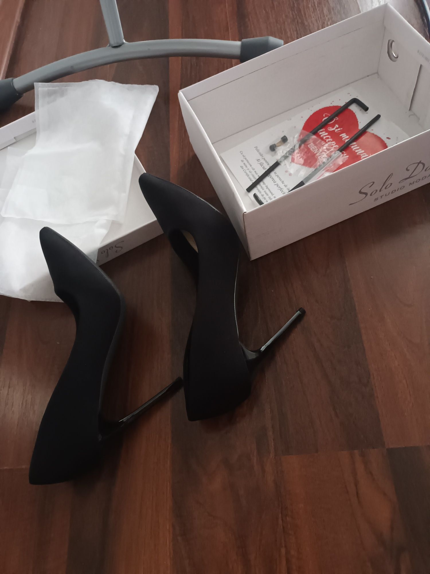 Pantofi stiletto toc cui lacuit Benvenuti