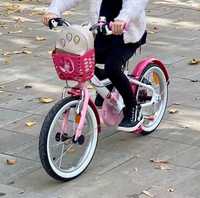 Bicicletă BTWIN 16'' 500 DOCTOGIRL Fete 4-6 ani - ca nouă + accesorii