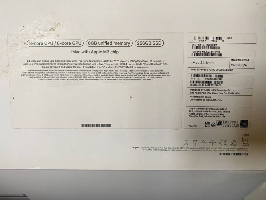 Моноблок iMac M3  "Торг уместен" Перекупы не беспокаивать"