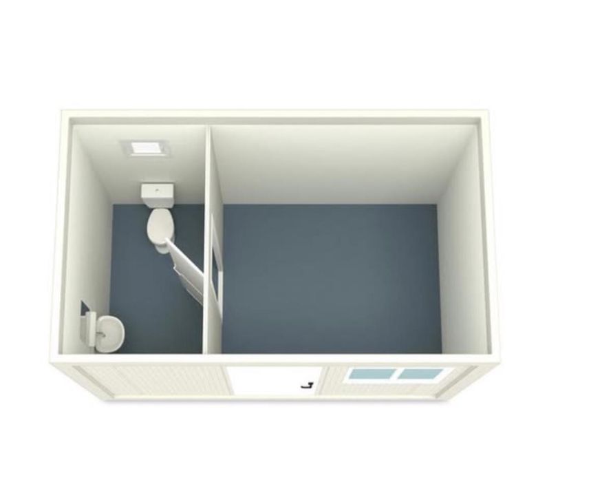 Vand containere modulare birou 2.4x6 cu grup sanitar