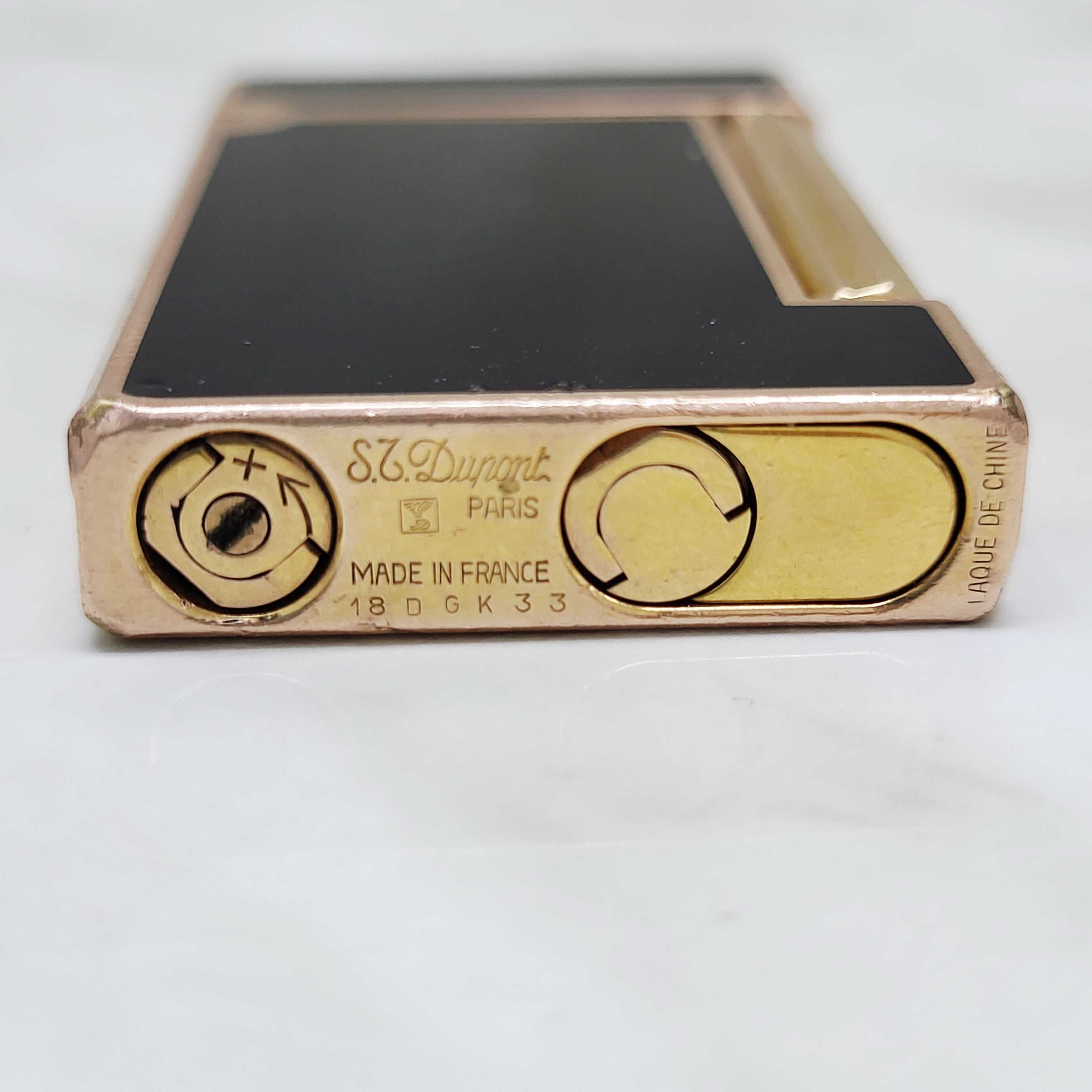 Bricheta S.T. Dupont Paris  Laque de Chine Zeus Amanet Militari 31840