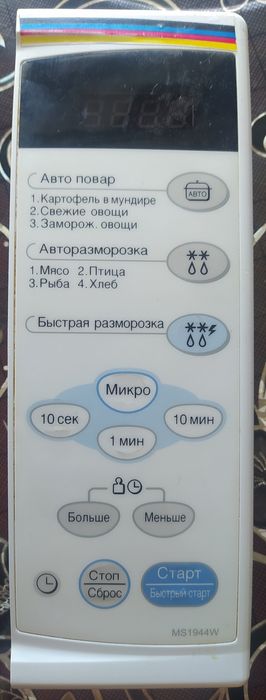 Детали от микроволновки LG MS1944W