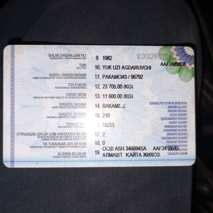 Камаз самосвал дизел