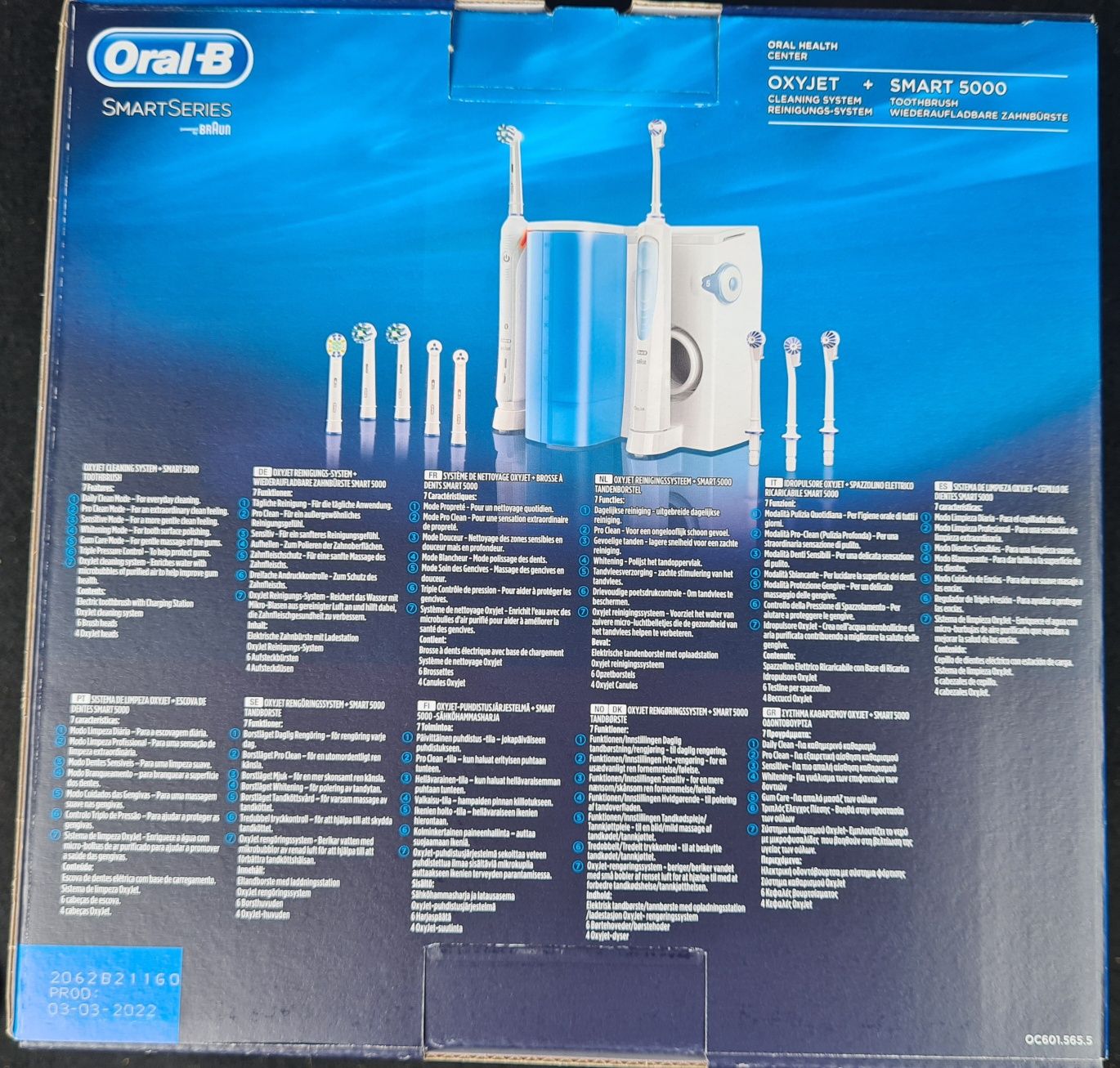 Irigator bucal si periuta de dinti oral-b