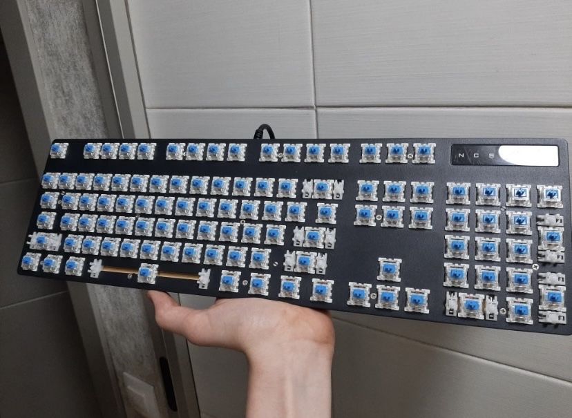 Клавиатура Rapoo V500 PRO + Белые кейкапы в подарок
