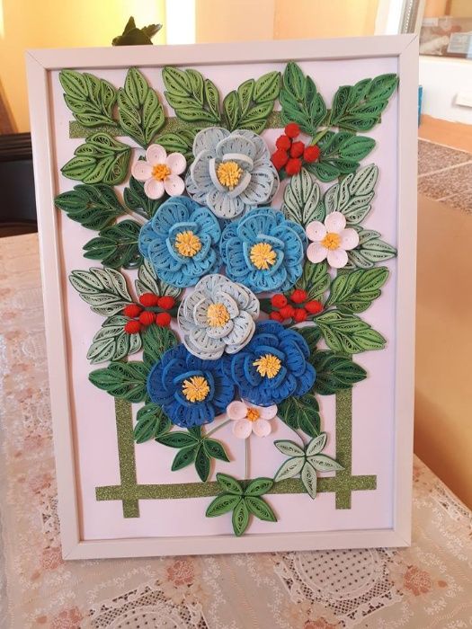 vand tablouri A4 tehnica quilling-rasucitul hartiei