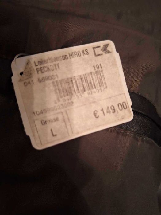*Geaca piele PECKOTT HIRO-marimea L-42-44*
