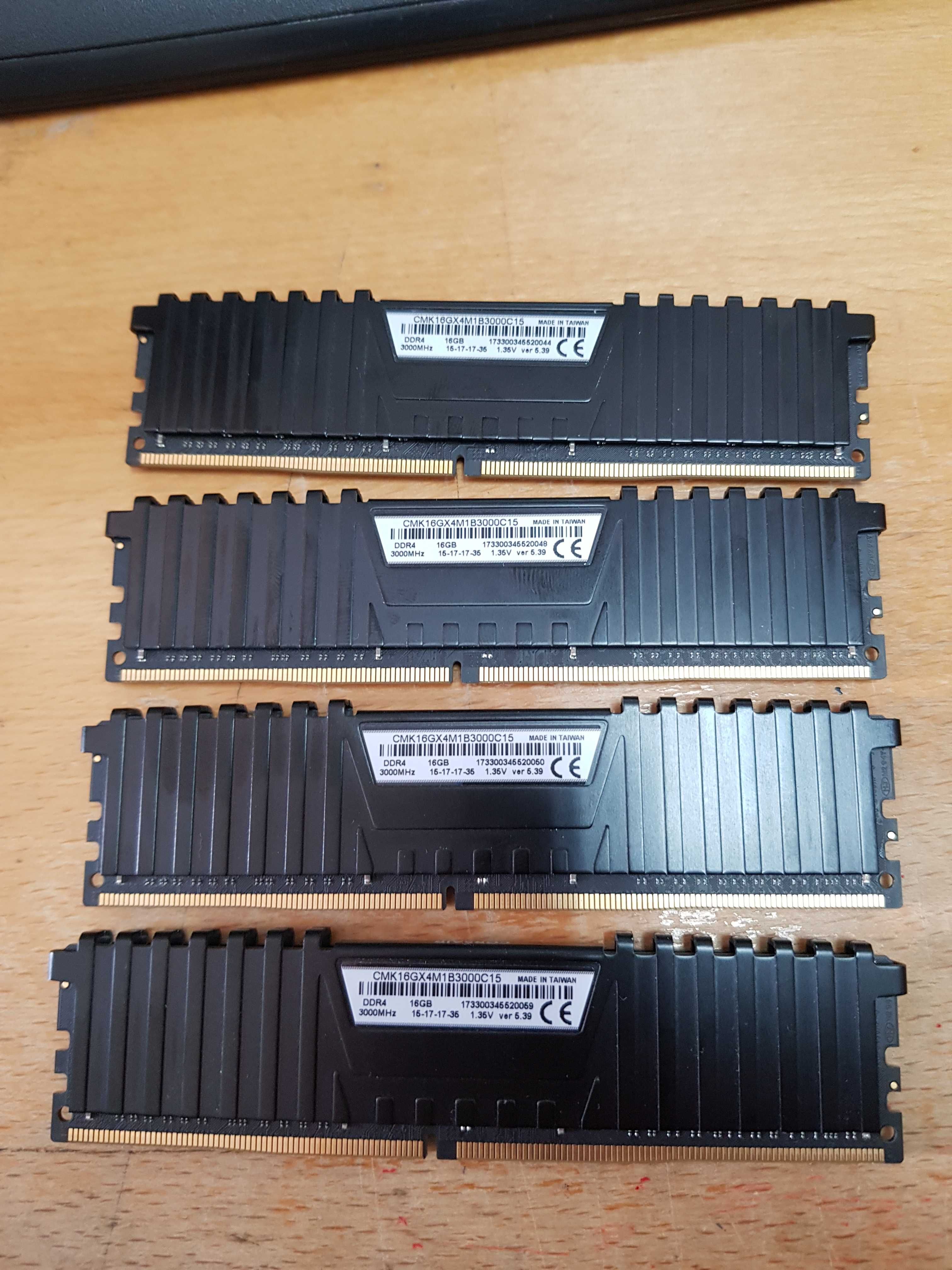 Memorii Corsair Vengeance LPX Black 16GB DDR4 3000MHz