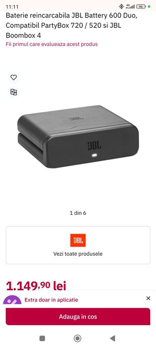 Baterie JBL partybox 720