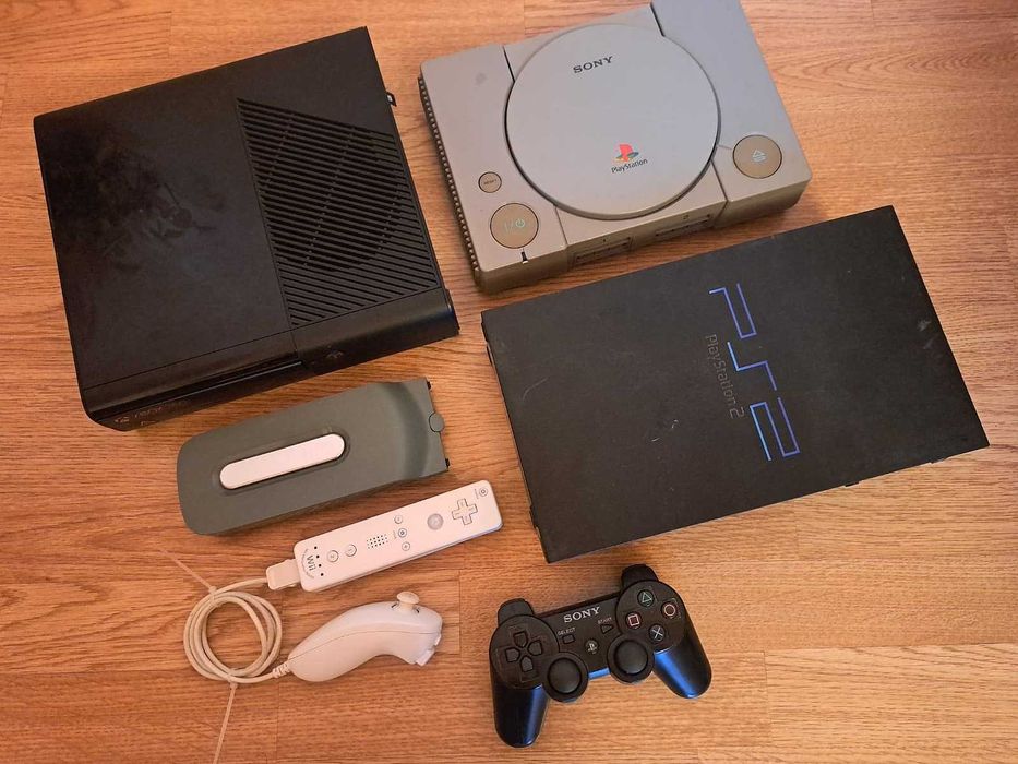 console de joc + diverse accesorii