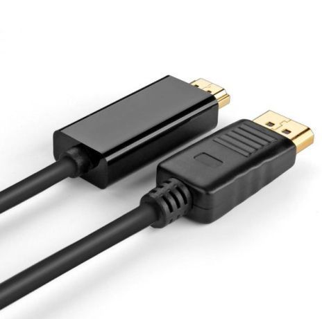 DisplayPort към HDMI качествен кабел 1.8м / 3м + Гаранция